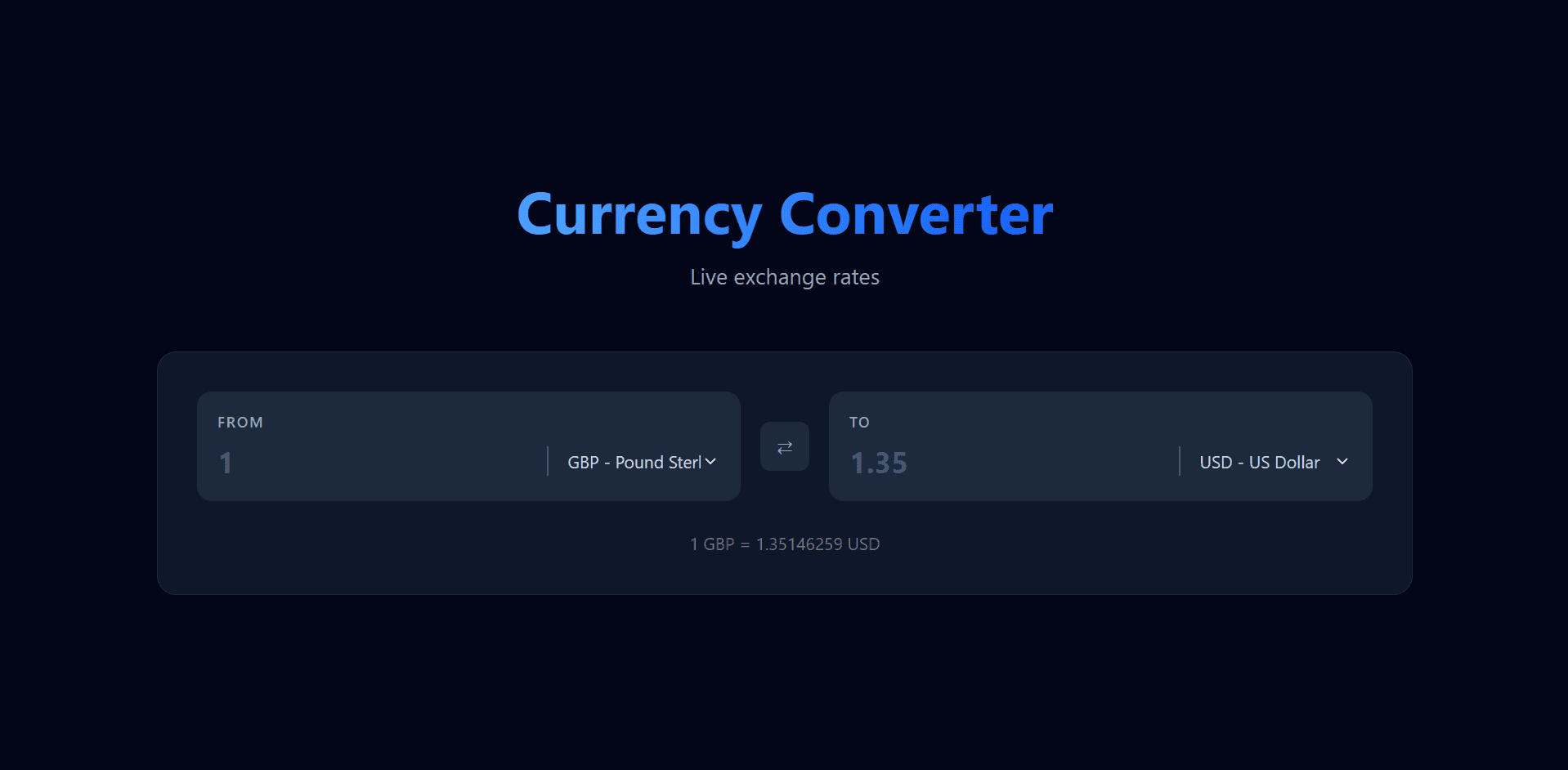 Currency Converter